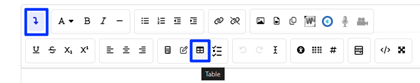 Moodle - Atto - show more - table